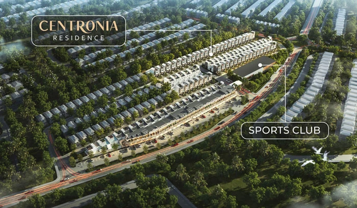 Centronia Residence Master Plan - Kawasan Premium Sentul City