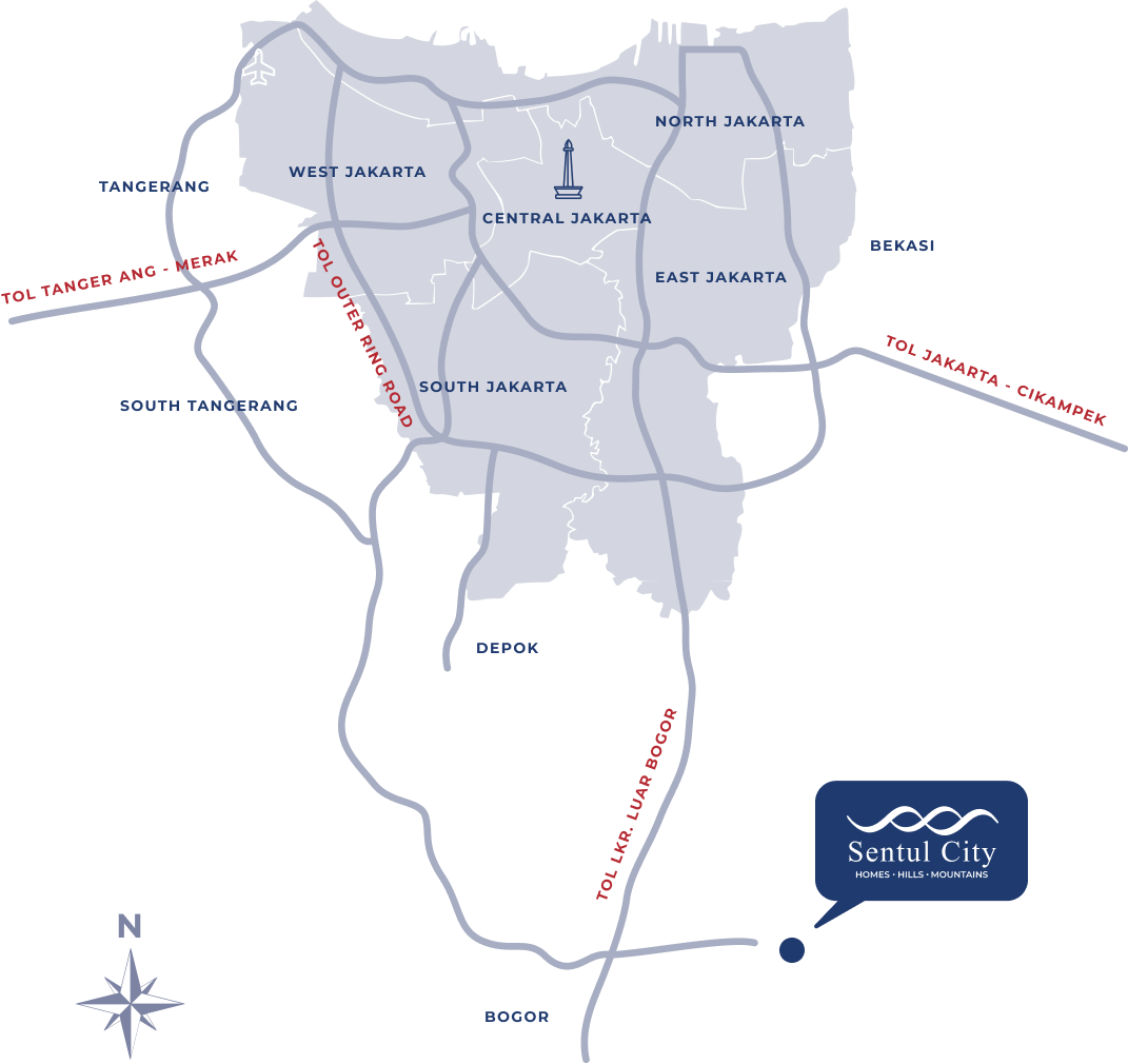 Sentul City Strategic Location